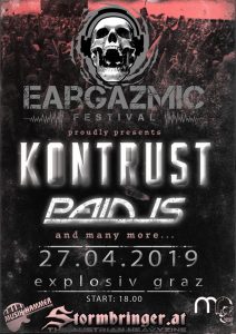 Eargazmic Festivals 2019 am 27.04.2019 in Graz @ Explosiv Graz