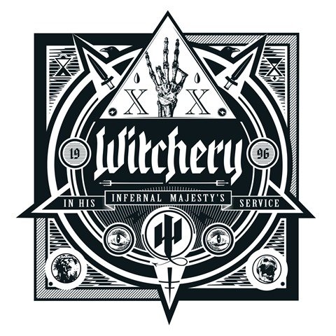 Witchery - In His Infernal Majestys Service album artwork