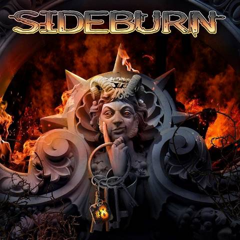 sideburn - eight album artwork, sideburn - eight album cover, sideburn - eight cover artwork, sideburn - eight cd cover