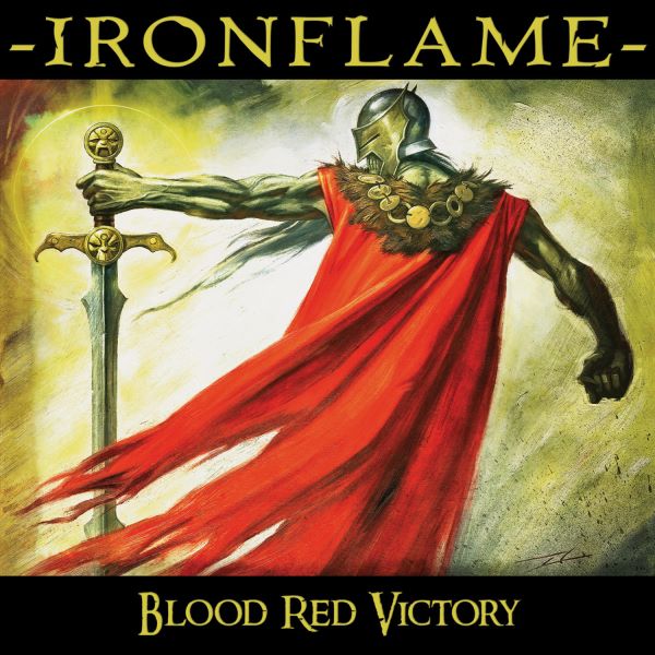 ironflame - blood red victory album cover