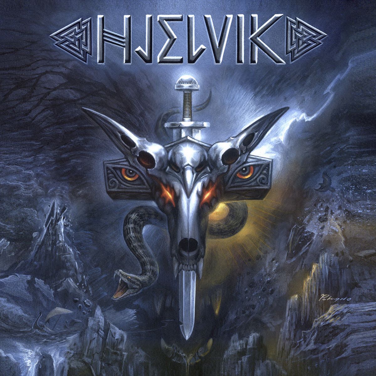 hjelvik - welcome to hel - album cover