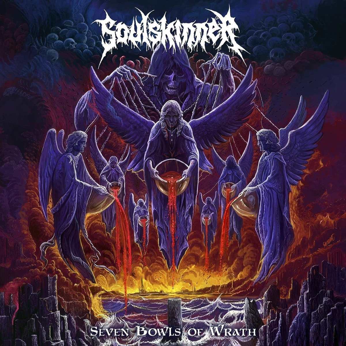 SOULSKINNER - Seven Bowls of Wrath - album cover
