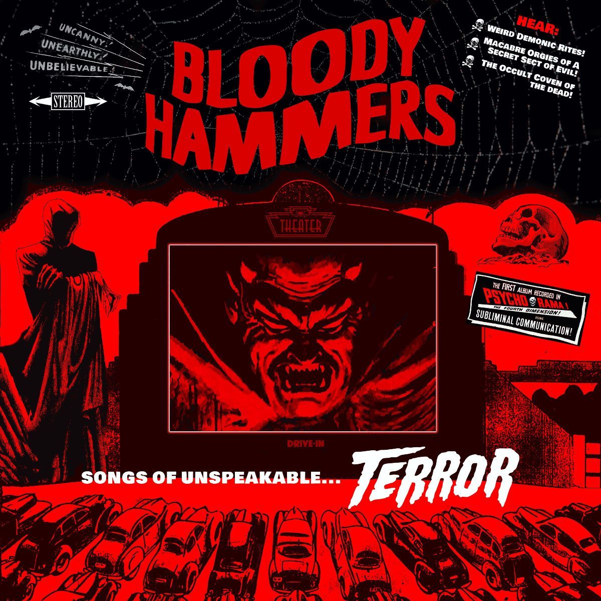 bloody hammers - songs of unspeakable terror - album cover
