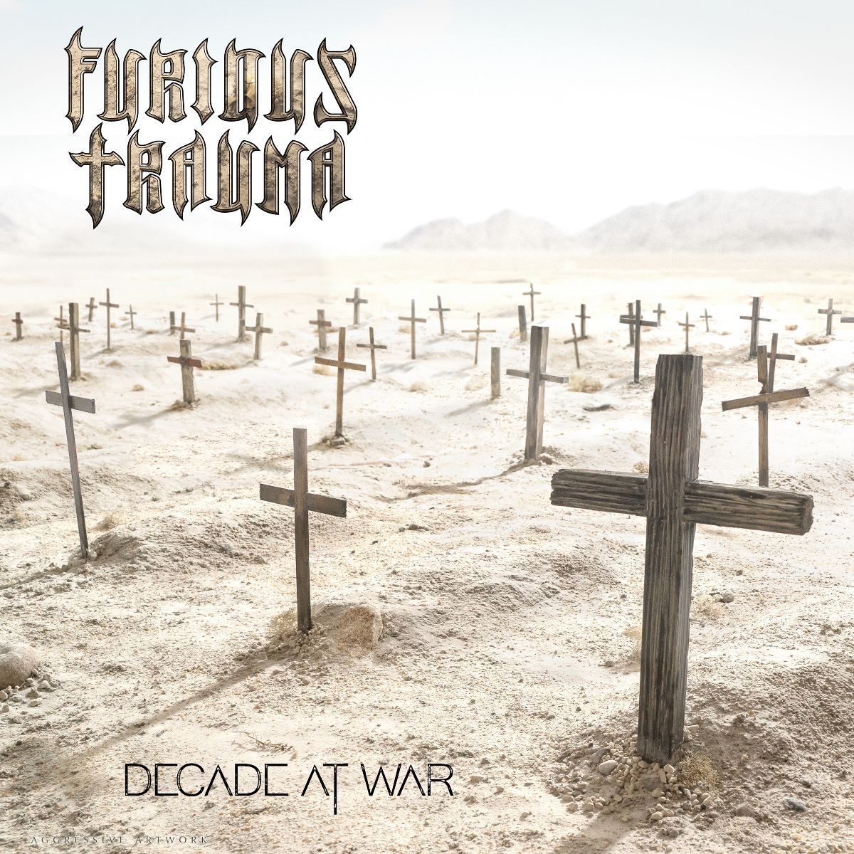 furious trauma - decade at war - album cover