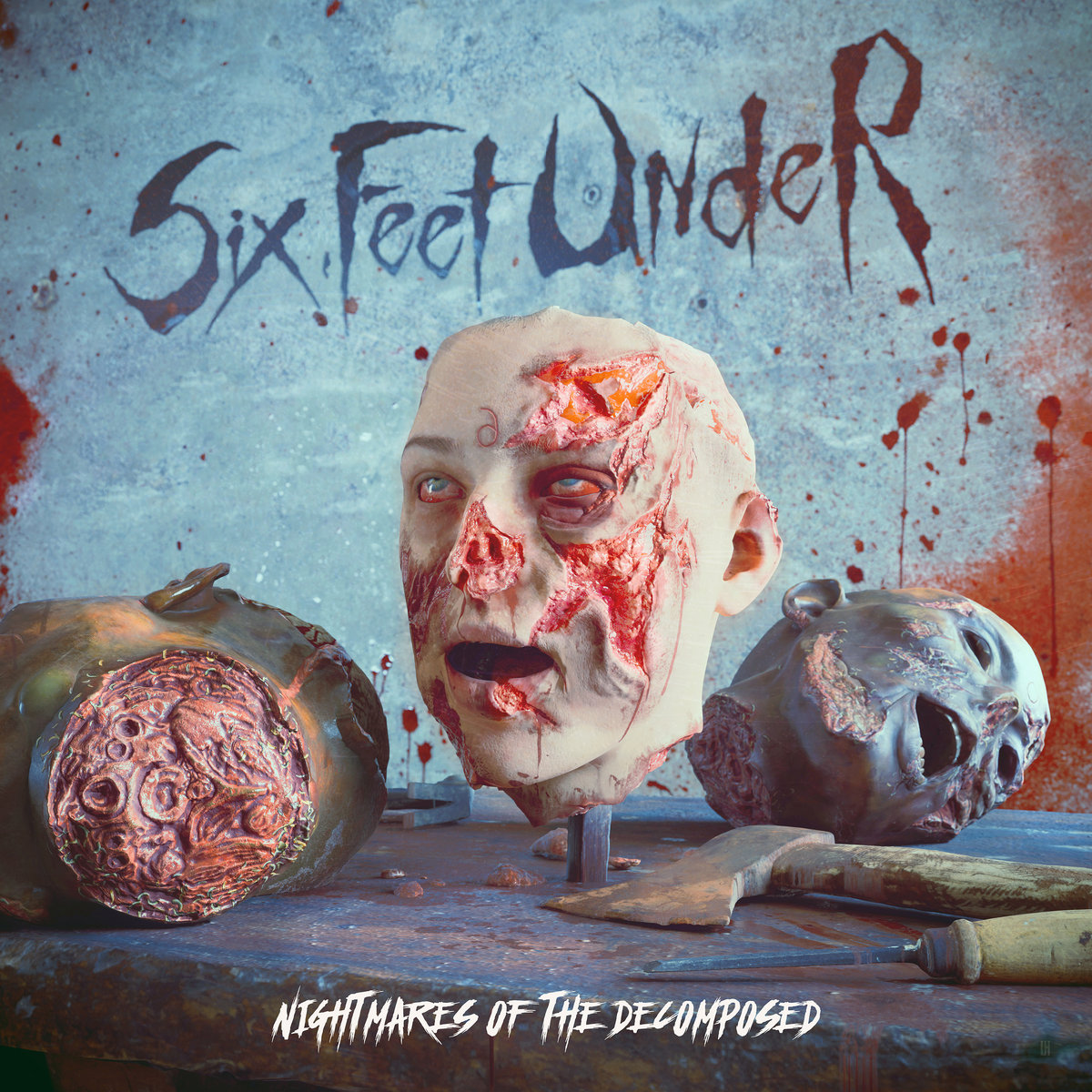 six feet under - nightmares of the decomposed - album cover