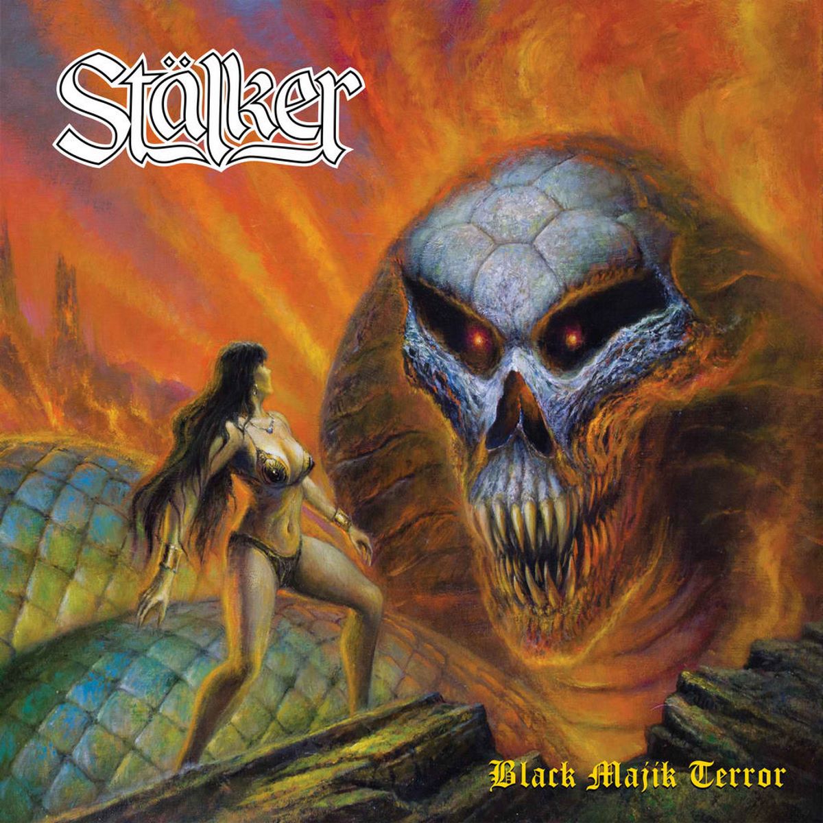 stalker - black majik terror - album cover