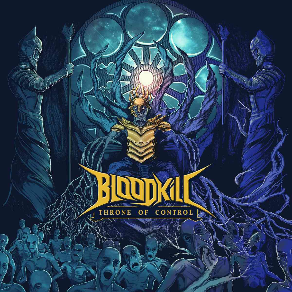 bloodkill - throne of control - album cover