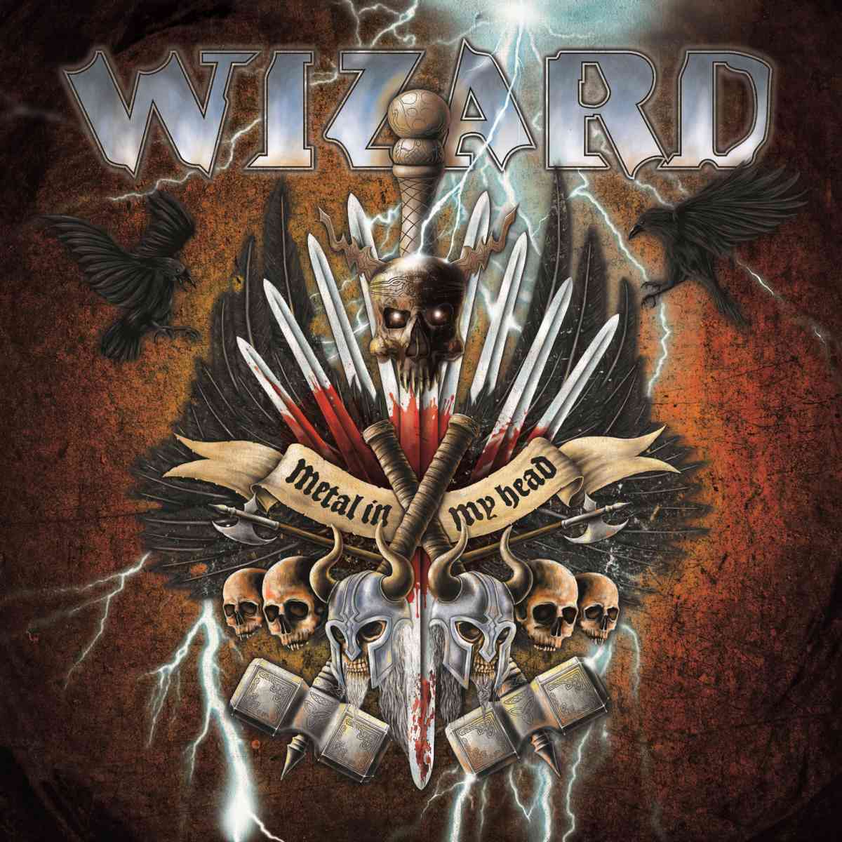 wizard - metal in my head - album cover