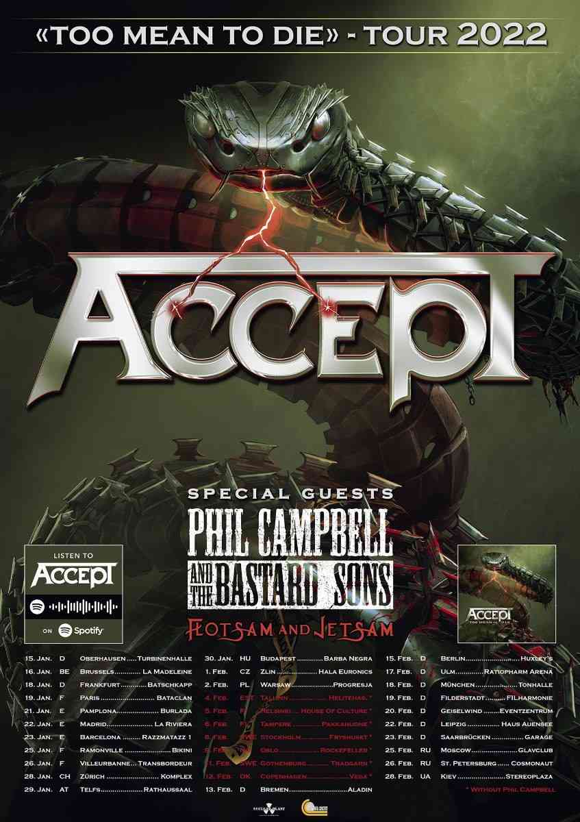 accept - 2022 - tour flyer