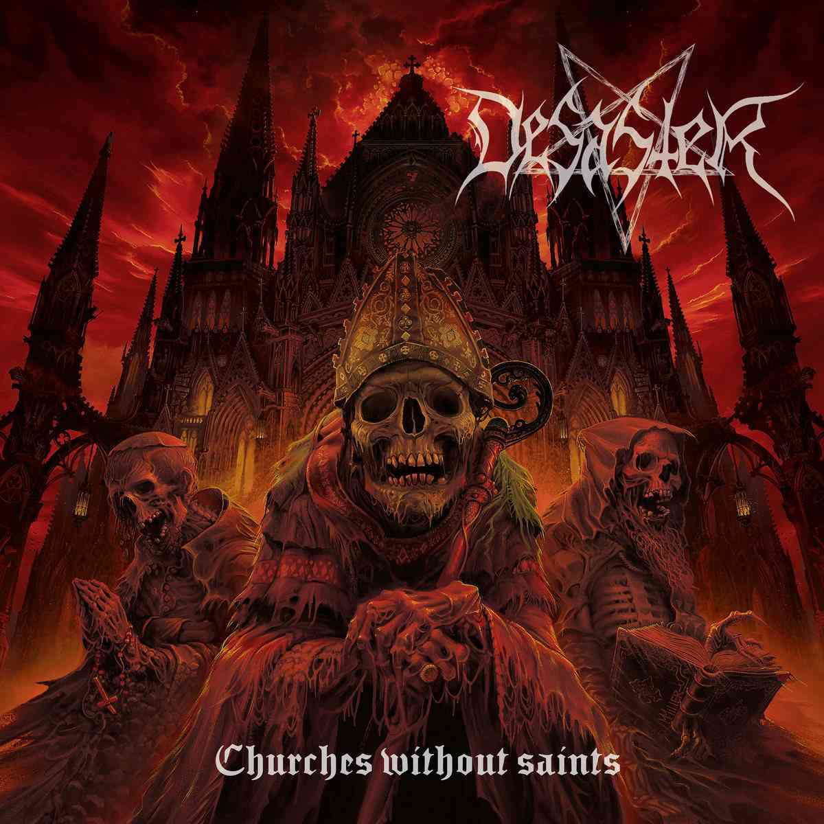 desaster - Churches Without Saints - album cover