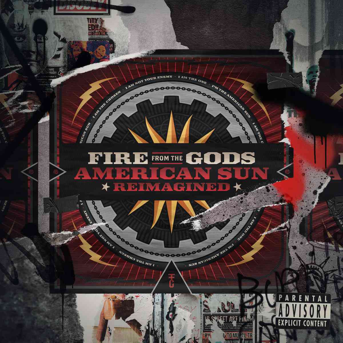 fire from the gods - American-Sun - Reimagined - album cover