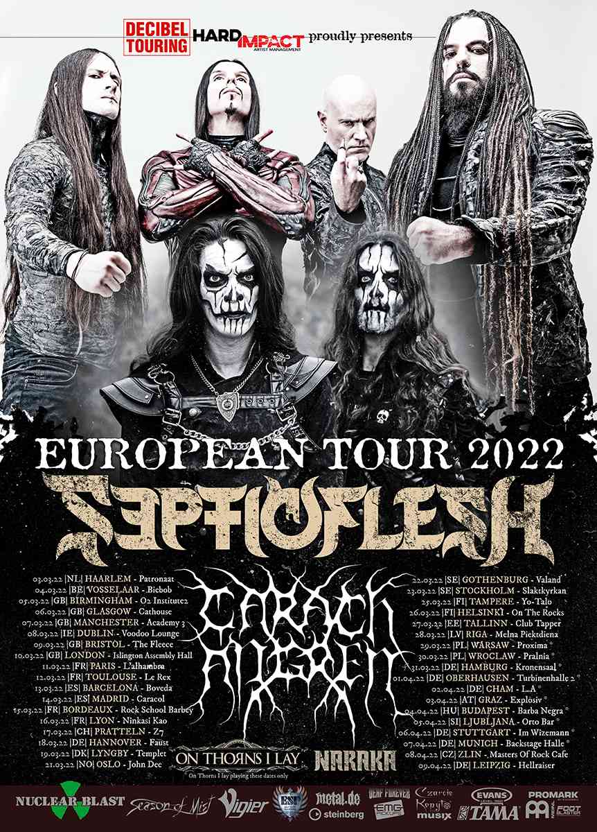 Carach Angren - tourflyer 2022