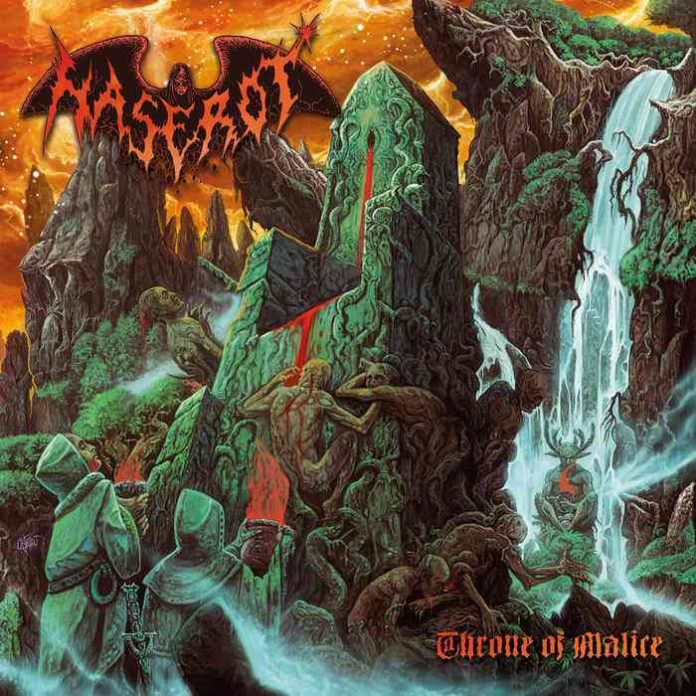 HASEROT - throne of malice - album cover