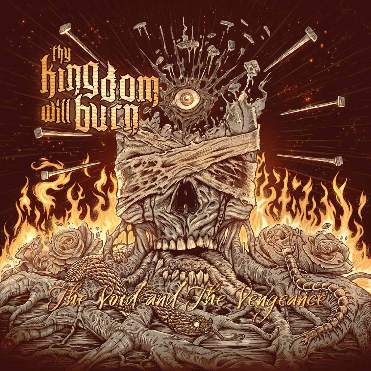 THY KINGDOM WILL BURN - The Void And The Vengeance - album cover