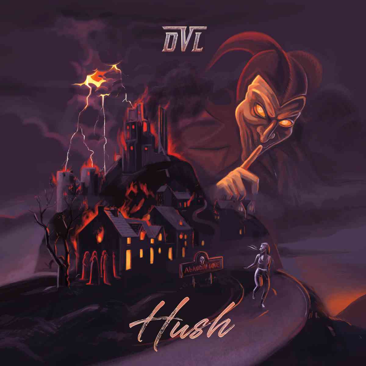 dvl - hush - album cover