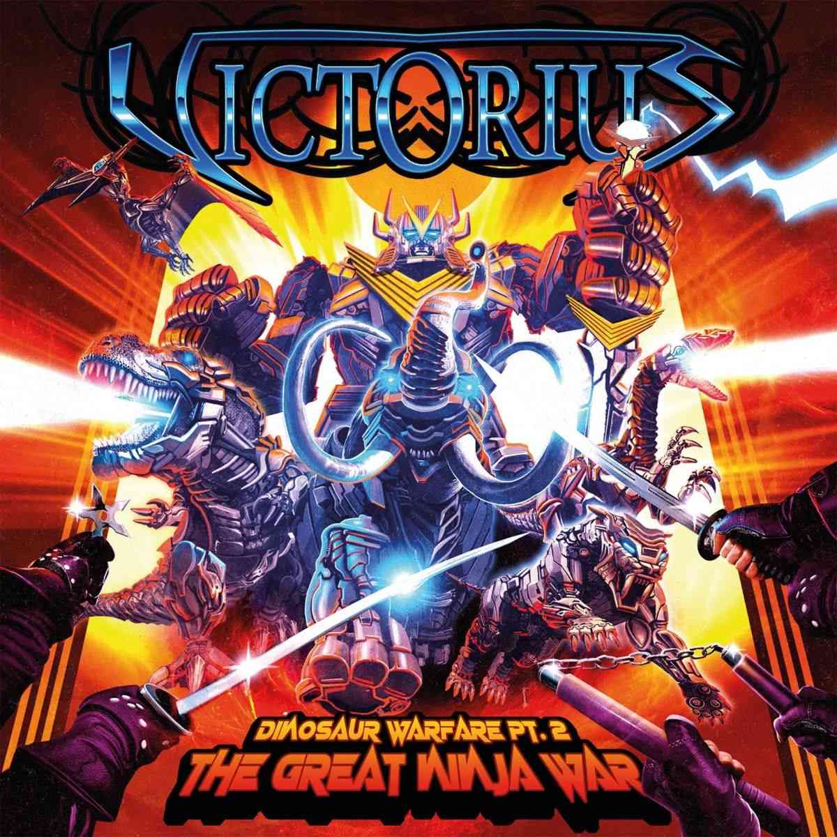 VICTORIUS - Dinosaur Warfare Pt. 2 - The Great Ninja War - album cover