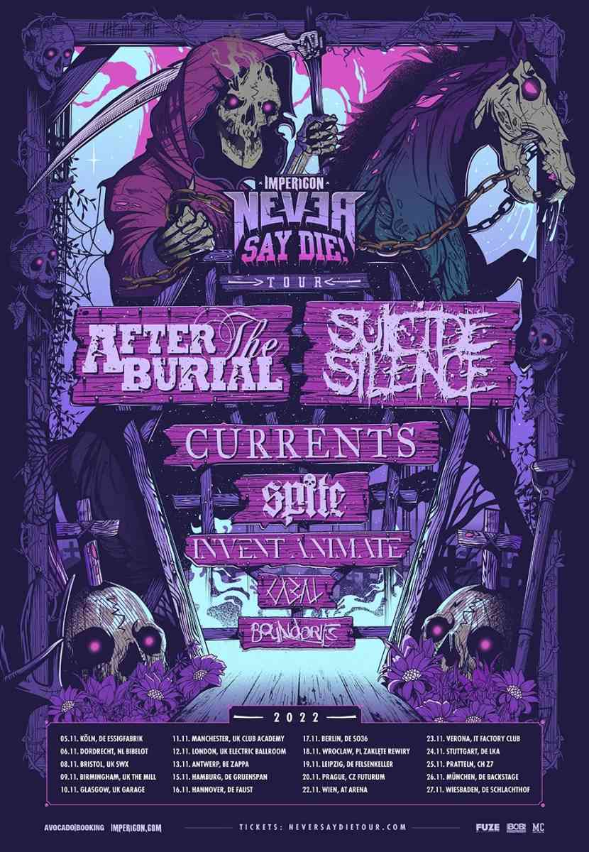 IMPERICON NEVER SAY DIE - TOURFLYER 2022