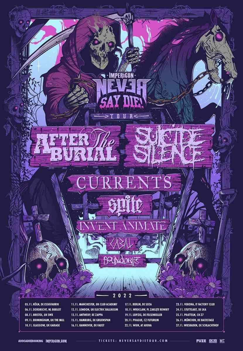IMPERICON-NEVER-SAY-DIE-TOUR-2022 IMPERICON NEVER SAY DIE - TOURFLYER 2022