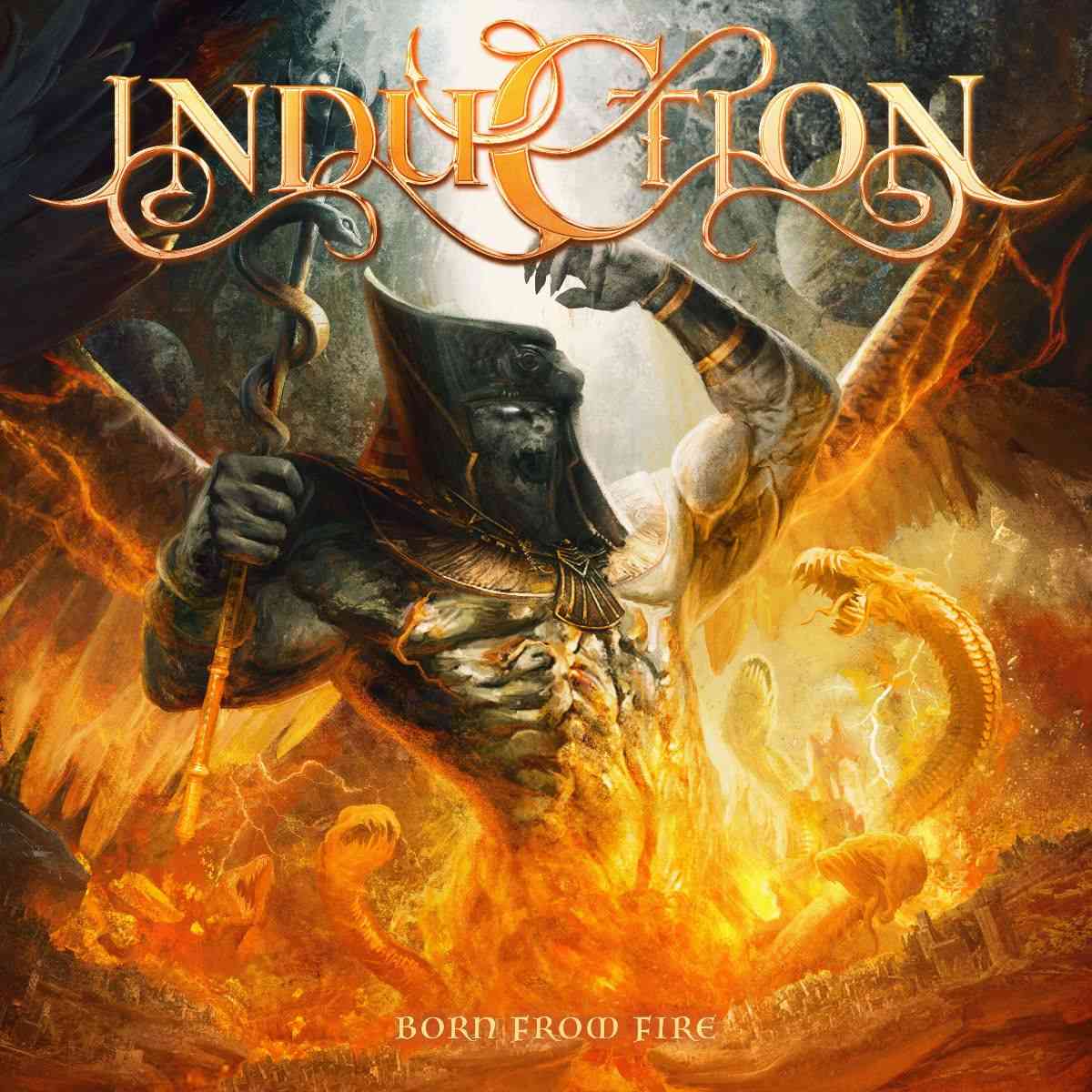 Induction - Born From Fire - album cover