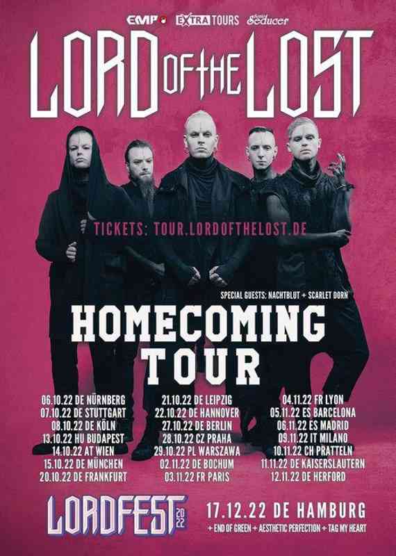 lord-of-the-lost-homecoming-tour-2022 lord of the lost - homecoming tour flyer 2022