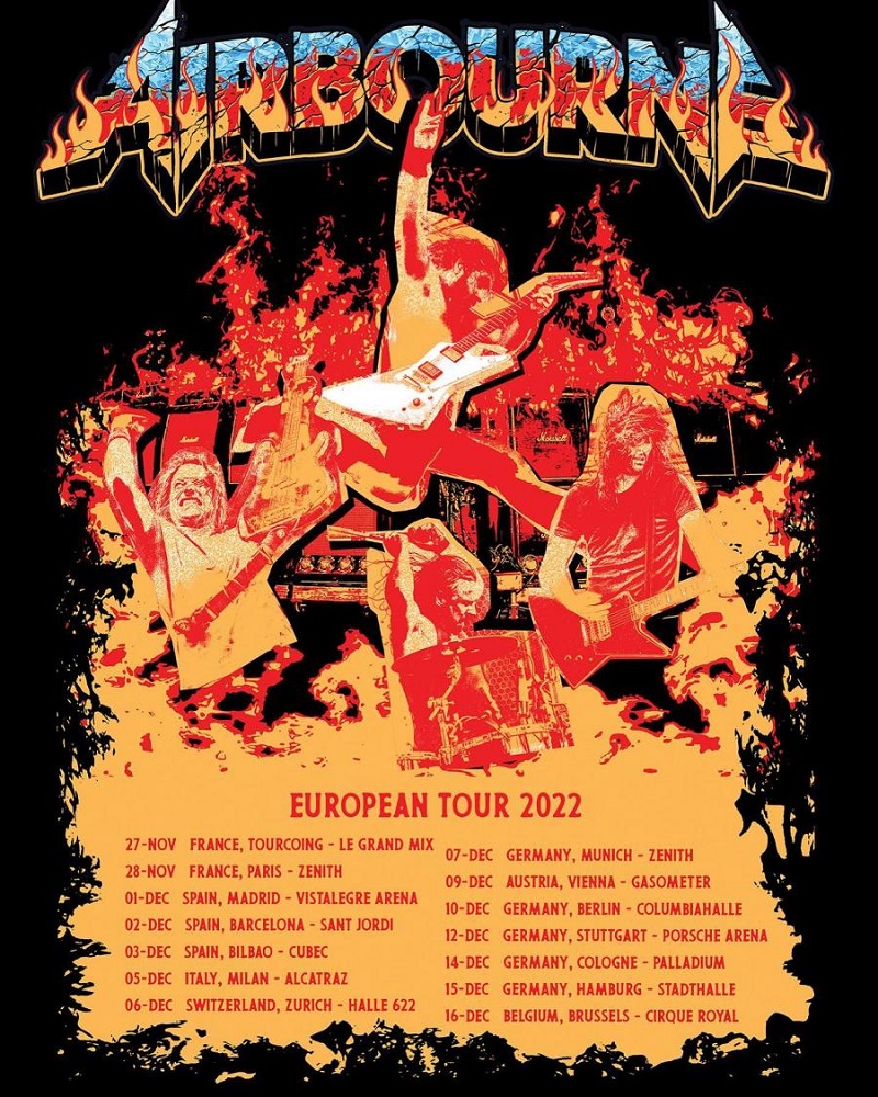 Airbourne Tour Flyer
