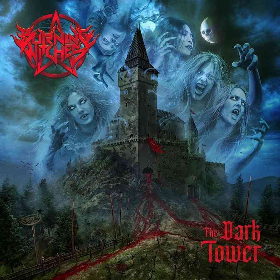 BURNING WITCHES - the dark tower - album cover