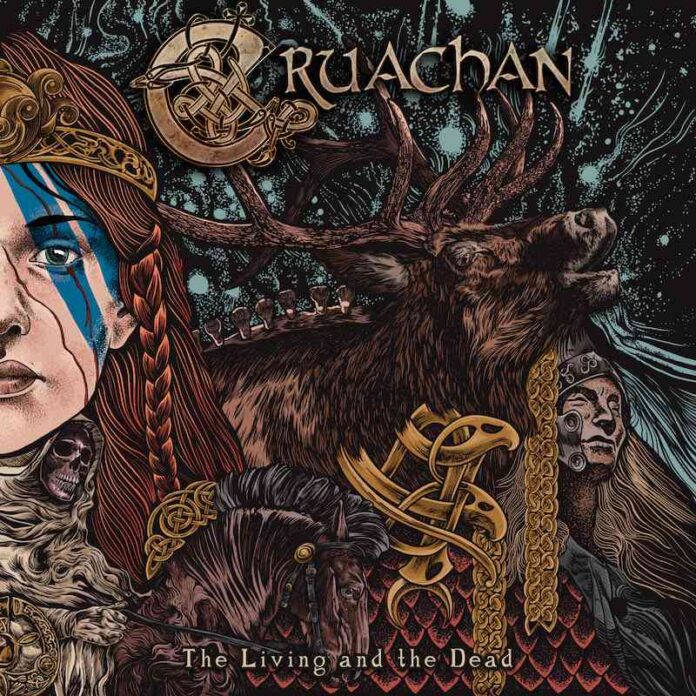 cruachan - the living and the dead - album cover