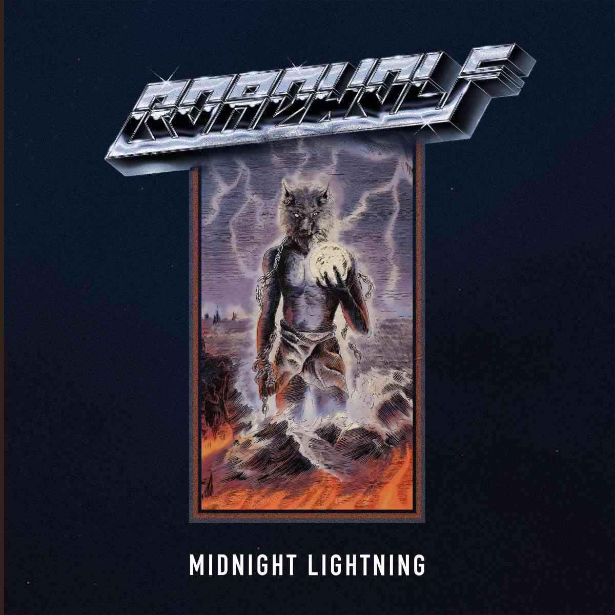 roadwolf - midnight lightning - album cover