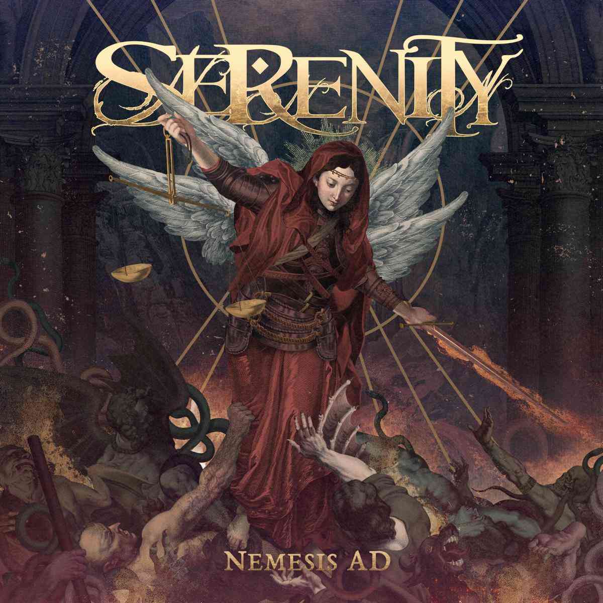 serenity - nemesis ad - album cover