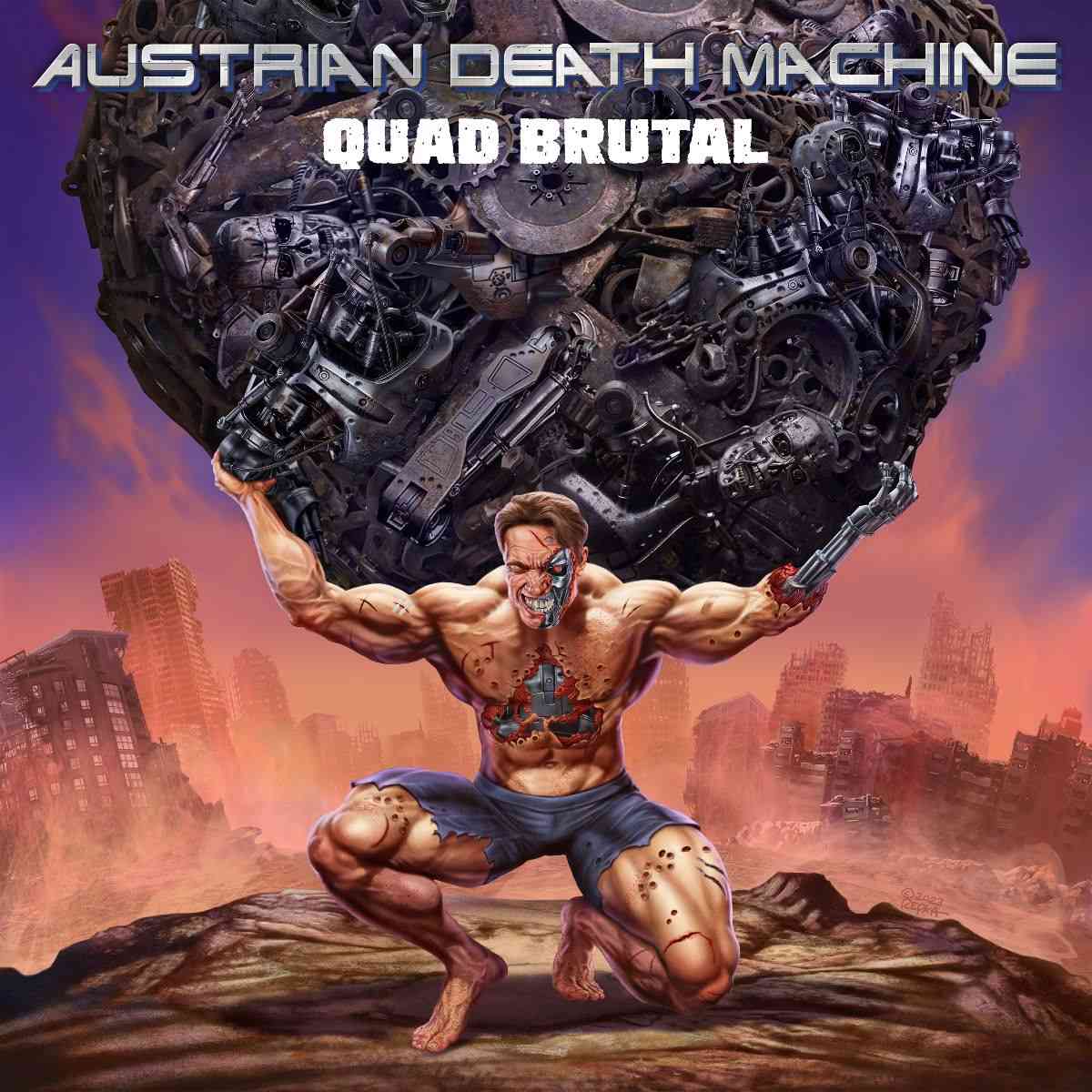 AUSTRIAN DEATH MACHINE - quad brutal - album cover