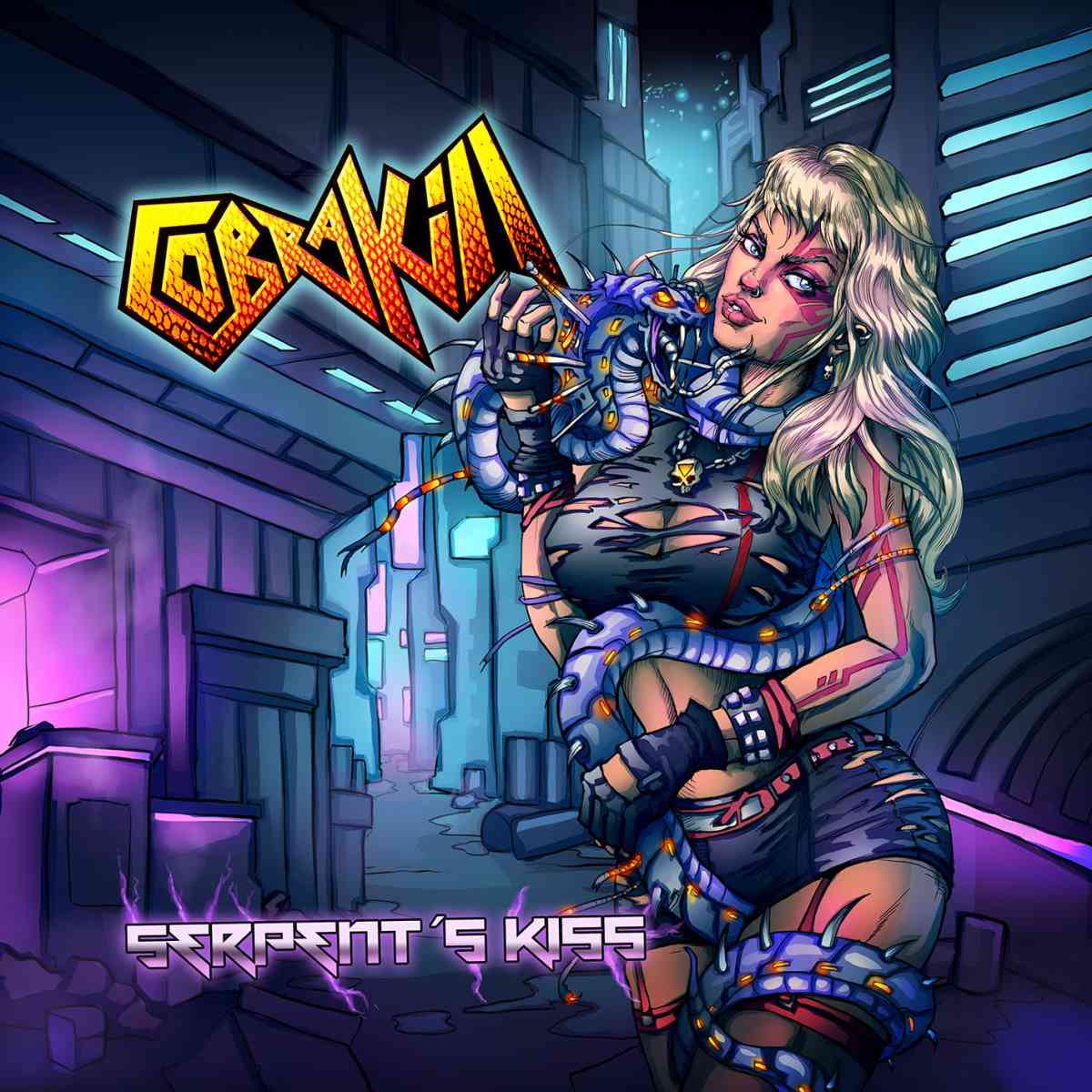 COBRAKILL - serpents kiss - artwork COBRAKILL - serpents kiss - album cover
