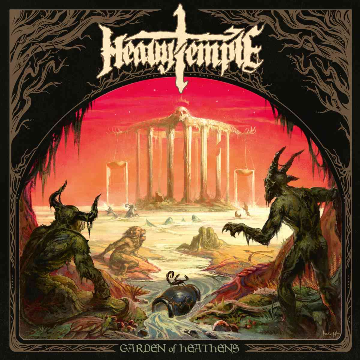 Heavy Temple - Garden Of Heathens - album cover