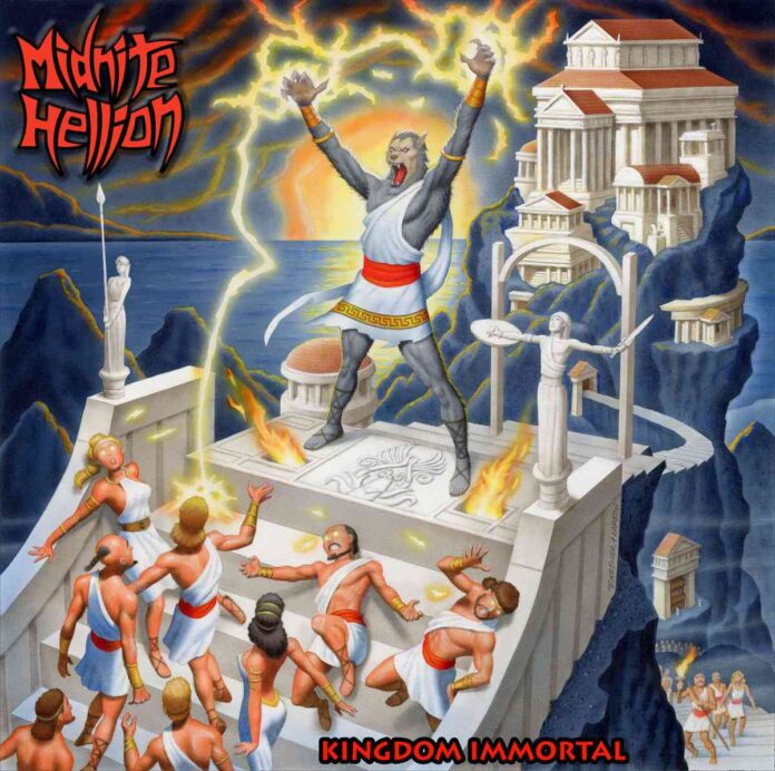 MIDNITE HELLION - Kingdom Immortal - album cover
