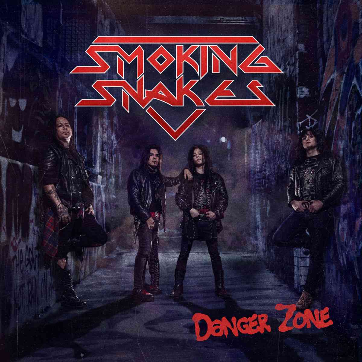 smokin snakes - danger zone - album cover