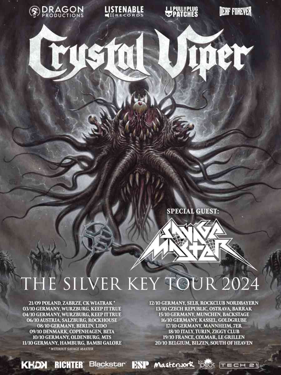 CRYSTAL VIPER - the silver key - tourflyer 2024