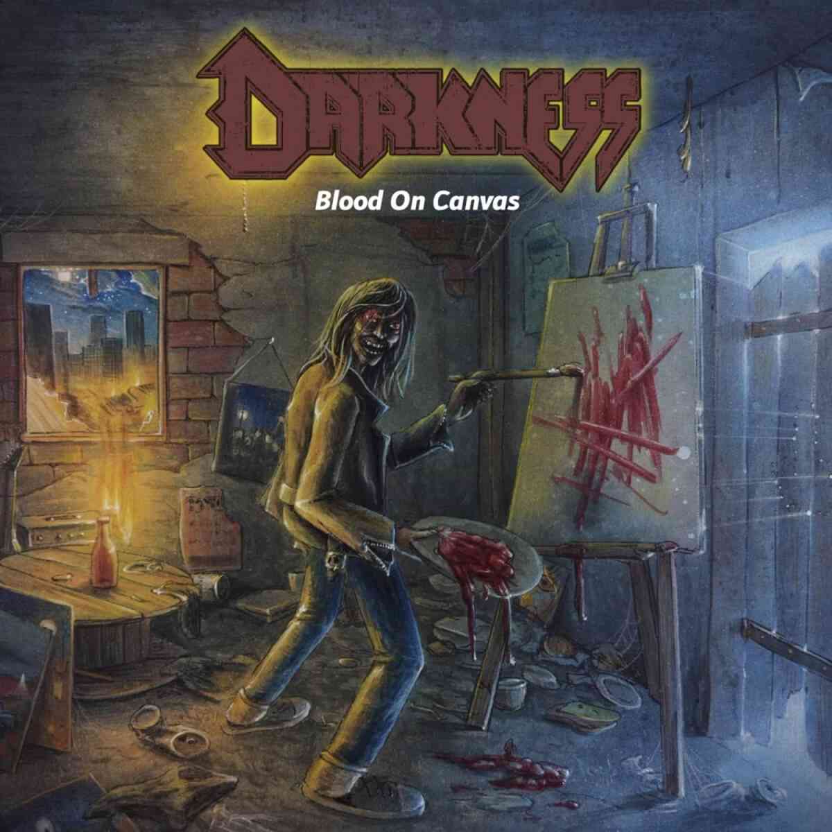 darkness- Blood on Canvas - album cover
