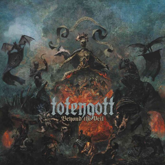 TOTENGOTT - beyond the veil - album cover