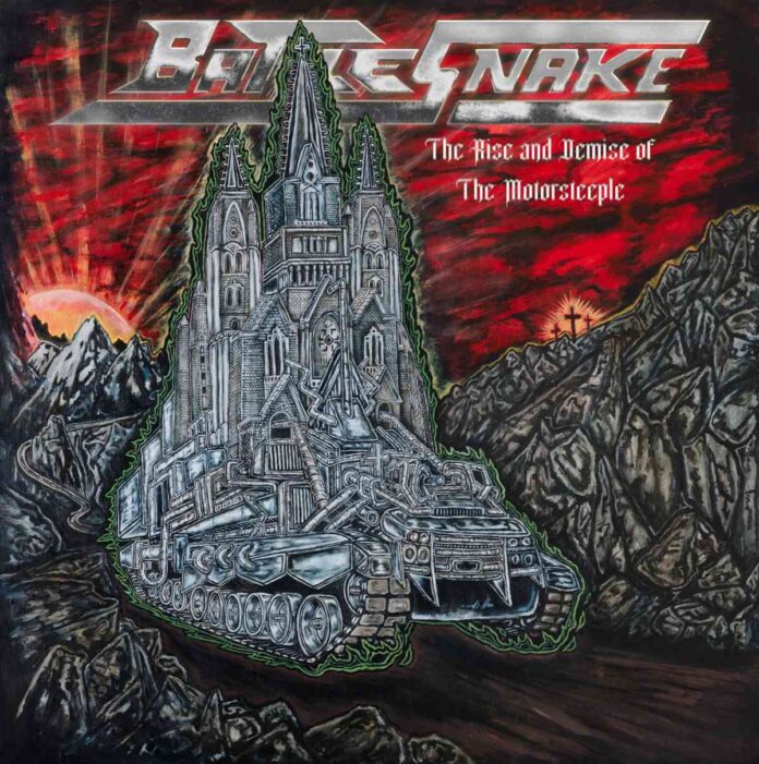 BATTLESNAKE - The Rise and Demise of The Motorsteeple - album cover