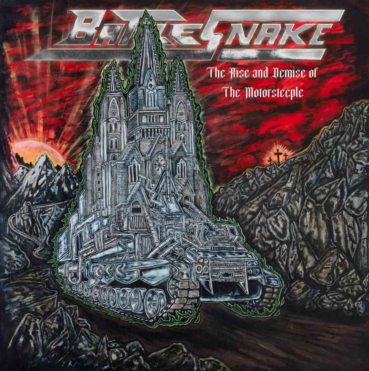 BATTLESNAKE - The Rise and Demise of The Motorsteeple - album cover