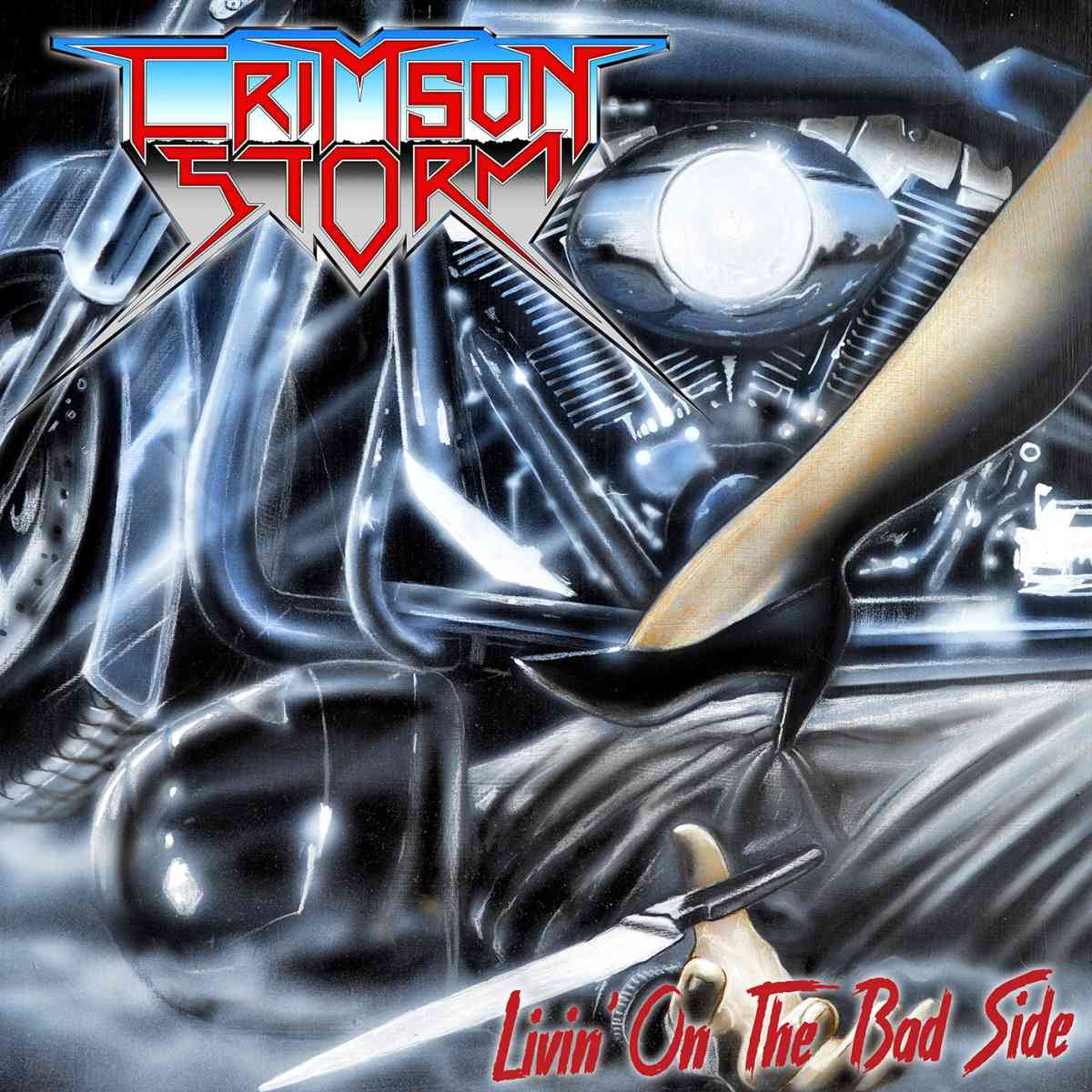 Crimson Storm Livin On The Bad Side - album cover