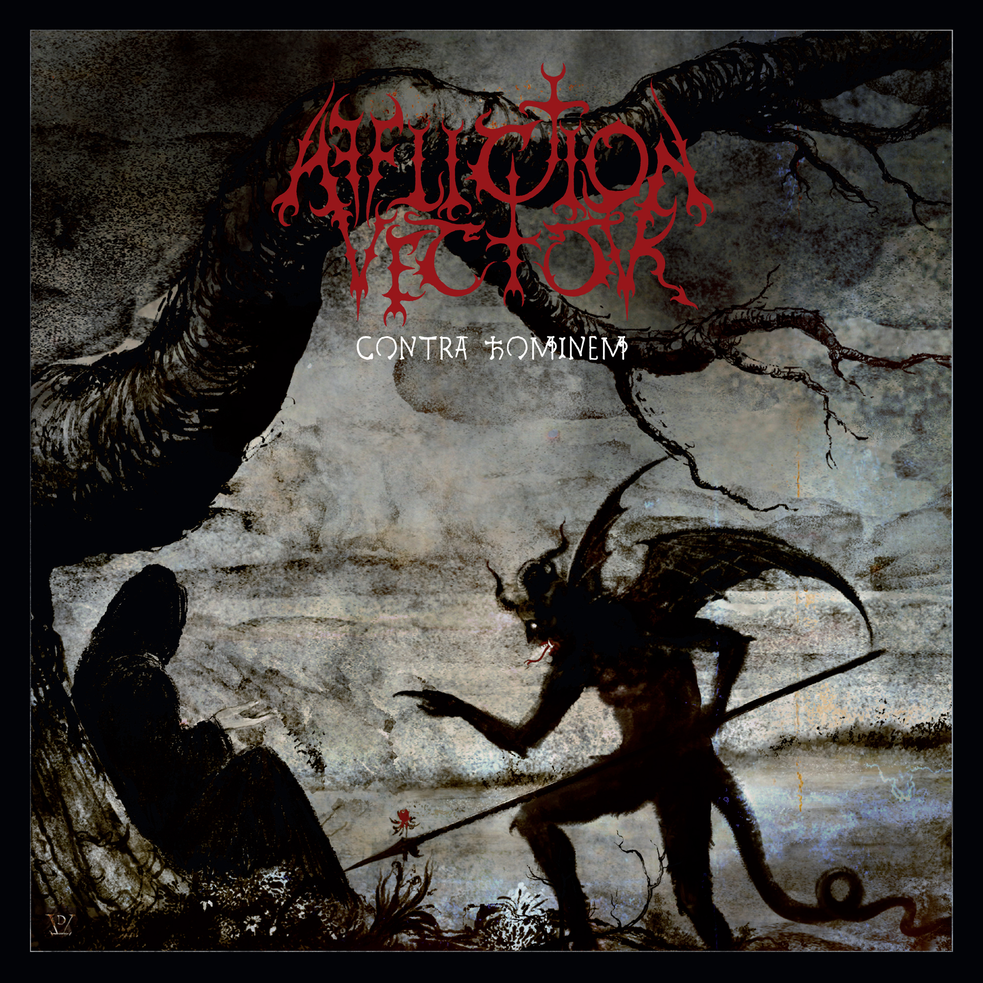 cover artwork AFFLICTION VECTOR Contra Hominem