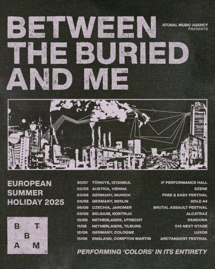 BETWEEN THE BURIED AND ME Tour Poster