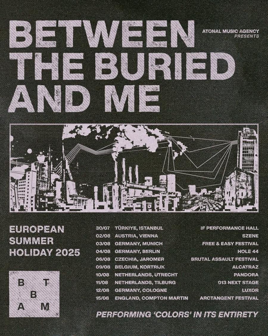 BETWEEN THE BURIED AND ME Tour Poster BETWEEN THE BURIED AND ME Tour Poster