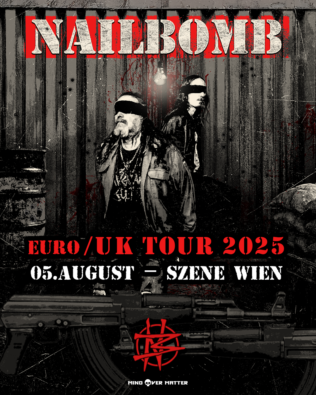 NAILBOMB Tour Poster NAILBOMB Tour Poster