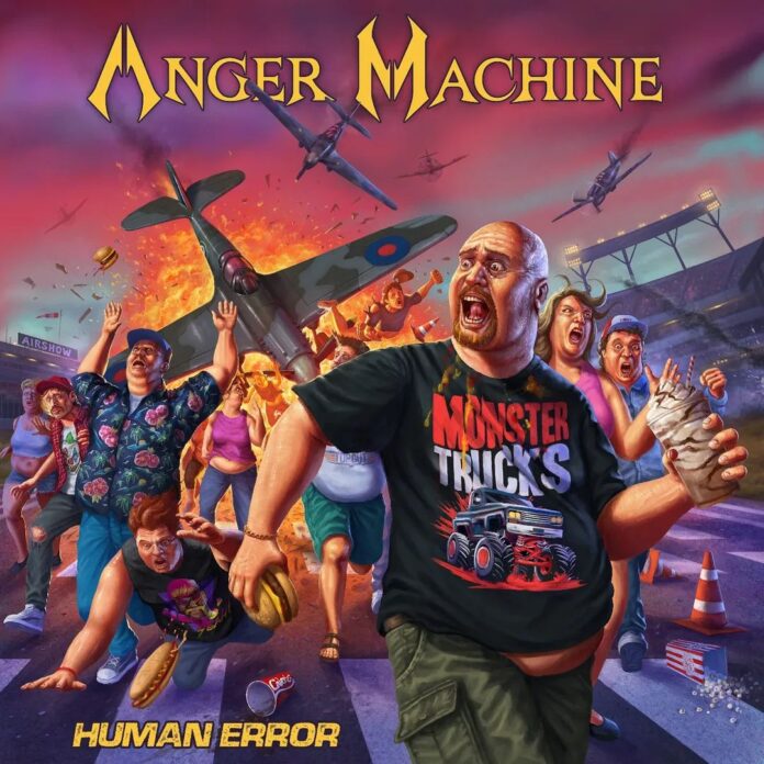 cover artwork ANGER MACHINE Human Error