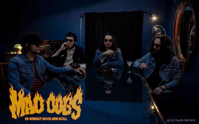 picture of italian action rock band Mad Dogs