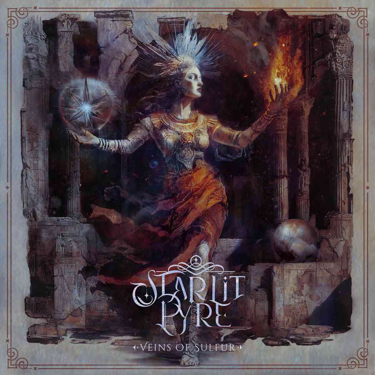 Starlit Pyre Veins of Sulfur artwork cover artwork Starlit Pyre Veins of Sulfur
