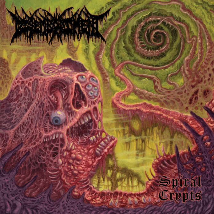 cover artwork DISEMBODIMENT Spiral Crypts