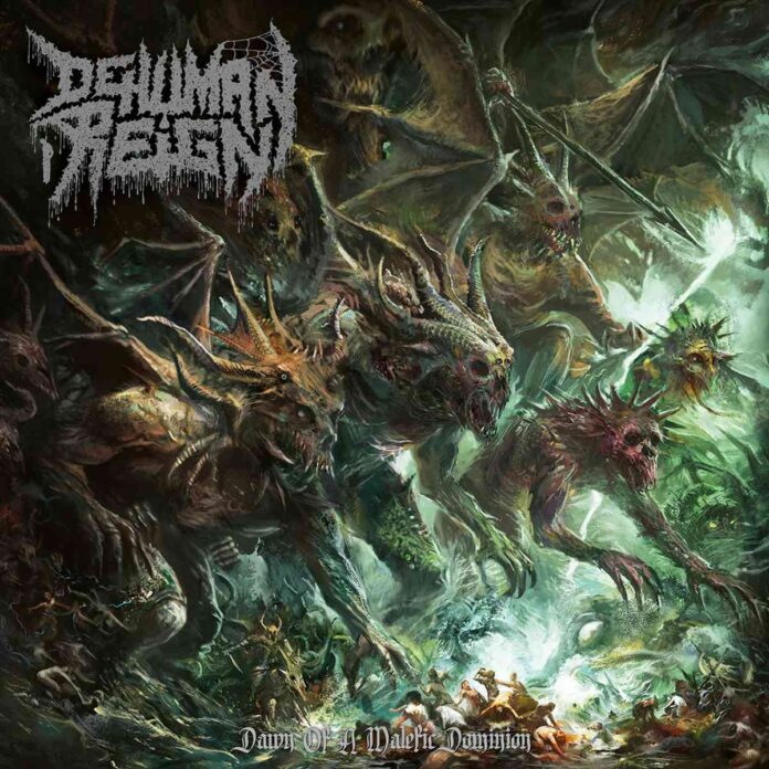 cover artwork Dehuman Reign Dawn of a Malefic Dominion