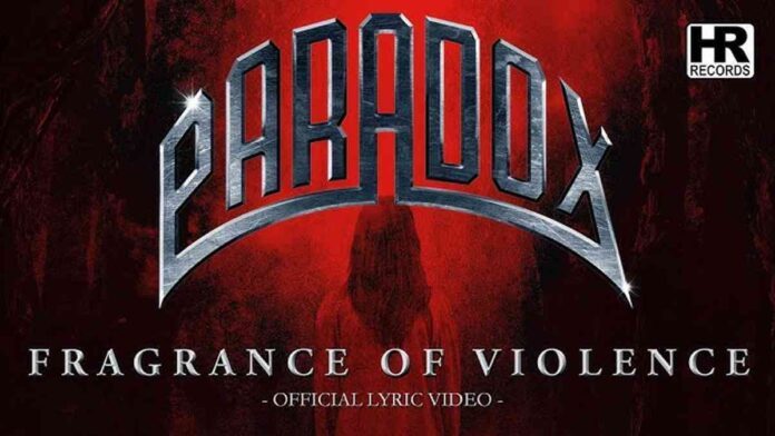 Fragrance of Violence lyric video of german thrash metal band paradox